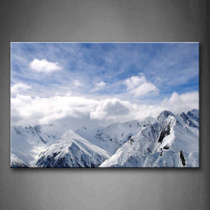 A Lot Of Snow Mountains Wall Art Painting The Picture Print On Canvas Landscape Pictures For Home Decor Decoration Gift 