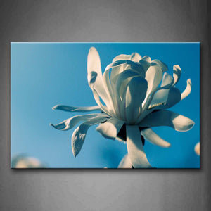 Big And White Flower  Wall Art Painting Pictures Print On Canvas Flower The Picture For Home Modern Decoration 