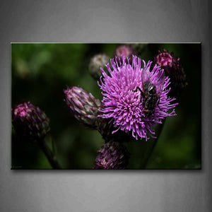 Fly On The Flower Wall Art Painting Pictures Print On Canvas Flower The Picture For Home Modern Decoration 