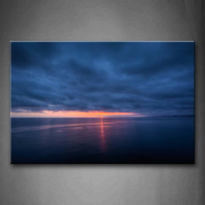 Sunset In The Seascape Wall Art Painting The Picture Print On Canvas Seascape Pictures For Home Decor Decoration Gift 