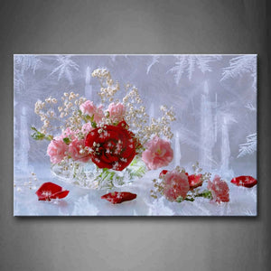 A Bunch Of Beautiful Flowers Wall Art Painting The Picture Print On Canvas Flower Pictures For Home Decor Decoration Gift 
