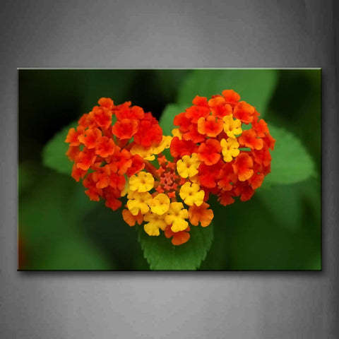 Flower Figure Like Heart Wall Art Painting The Picture Print On Canvas Flower Pictures For Home Decor Decoration Gift 