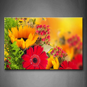 Flowers Are Colorful Wall Art Painting The Picture Print On Canvas Flower Pictures For Home Decor Decoration Gift 