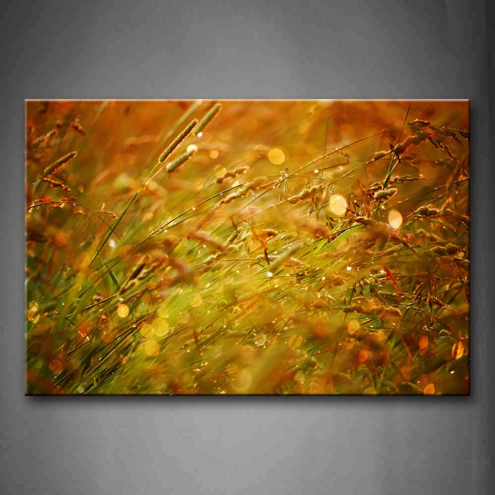 Grasses With Sunbeam Wall Art Painting The Picture Print On Canvas Botanical Pictures For Home Decor Decoration Gift 