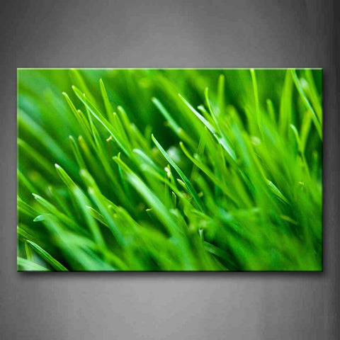 Light Green Grasses And Green Trees  Wall Art Painting Pictures Print On Canvas Botanical The Picture For Home Modern Decoration 