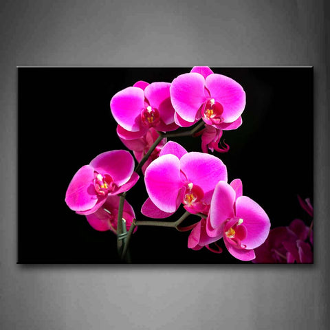 Pink Orchids  Wall Art Painting Pictures Print On Canvas Flower The Picture For Home Modern Decoration 