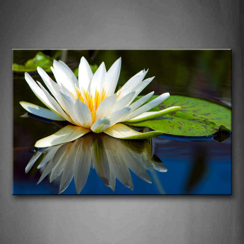 Water Lily Over Water Wall Art Painting The Picture Print On Canvas Flower Pictures For Home Decor Decoration Gift 