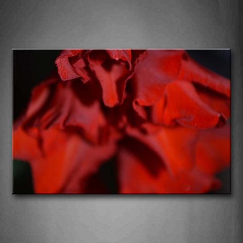 Flower In Bright Red Wall Art Painting Pictures Print On Canvas Flower The Picture For Home Modern Decoration 