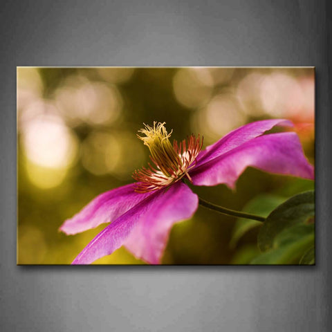 Pink Purple Petals Flower Wall Art Painting Pictures Print On Canvas Flower The Picture For Home Modern Decoration 