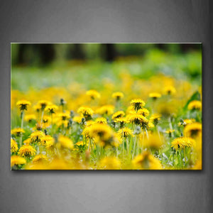 Little Yellow Flowers Wall Art Painting The Picture Print On Canvas Flower Pictures For Home Decor Decoration Gift 