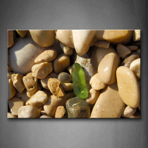 Strange Green Thing On Stones Wall Art Painting Pictures Print On Canvas Art The Picture For Home Modern Decoration 