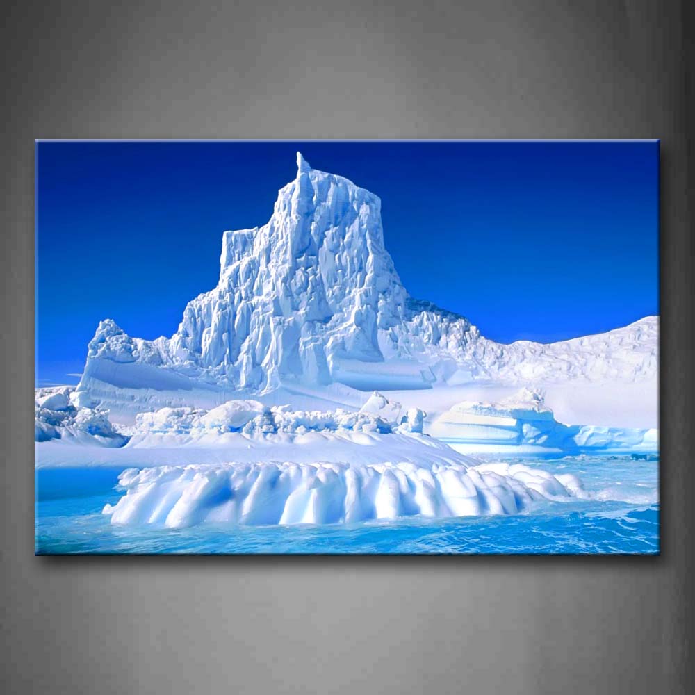 Ice Hills On The Beach In Winter Wall Art Painting The Picture Print On Canvas Landscape Pictures For Home Decor Decoration Gift 