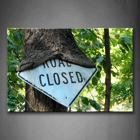 Scutcheon Inset Into Tree Wall Art Painting The Picture Print On Canvas Art Pictures For Home Decor Decoration Gift 