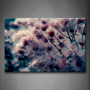 Red Plant With White Net Crowd Wall Art Painting Pictures Print On Canvas Flower The Picture For Home Modern Decoration 