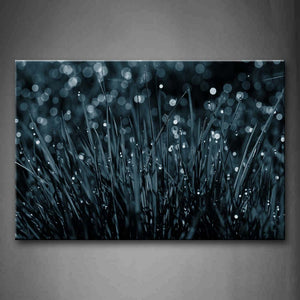 Grass With Water Drop Wall Art Painting The Picture Print On Canvas Botanical Pictures For Home Decor Decoration Gift 