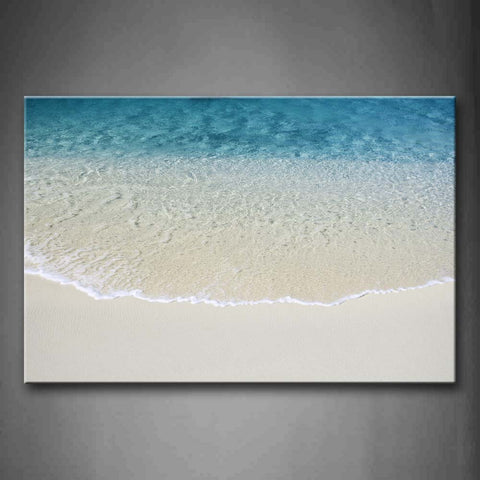 Beach With Wave And Sand Wall Art Painting The Picture Print On Canvas Seascape Pictures For Home Decor Decoration Gift 