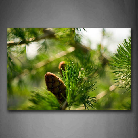 Green Leaf With Stamen In Branch Wall Art Painting The Picture Print On Canvas Flower Pictures For Home Decor Decoration Gift 