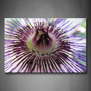 Purple Flower Stamen Wall Art Painting The Picture Print On Canvas Flower Pictures For Home Decor Decoration Gift 