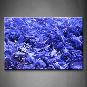 Blue Flower Petal Wall Art Painting Pictures Print On Canvas Flower The Picture For Home Modern Decoration 