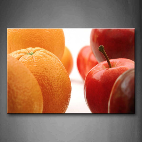 Yellow Orange Orange And Red Apple Wall Art Painting Pictures Print On Canvas Food The Picture For Home Modern Decoration 