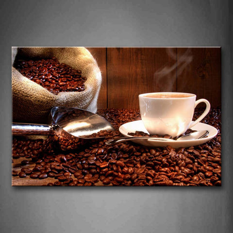 Brown Coffee In Bag Wall Art Painting The Picture Print On Canvas Food Pictures For Home Decor Decoration Gift 