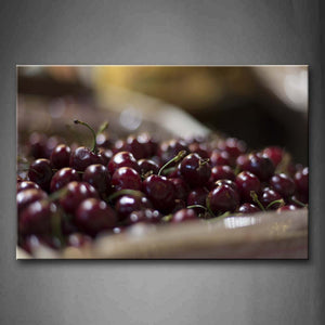 Deep Red Cherry Wall Art Painting The Picture Print On Canvas Food Pictures For Home Decor Decoration Gift 