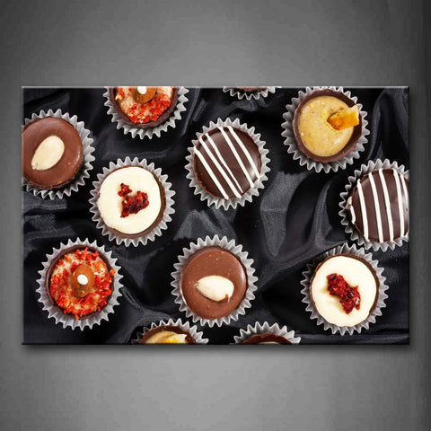 Colorful Various Chocolate Wall Art Painting The Picture Print On Canvas Food Pictures For Home Decor Decoration Gift 