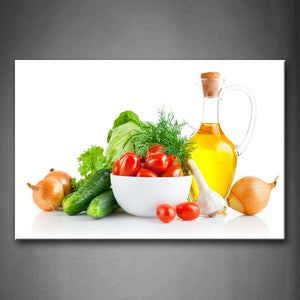 Colorful Various Vegetables With Colorful Various Wall Art Painting The Picture Print On Canvas Food Pictures For Home Decor Decoration Gift 