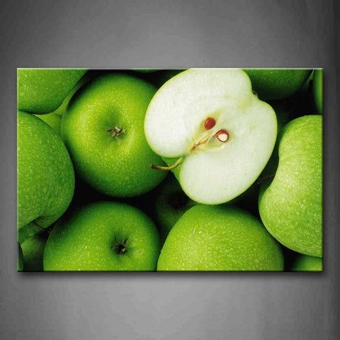 Green Apple Wall Art Painting The Picture Print On Canvas Food Pictures For Home Decor Decoration Gift 