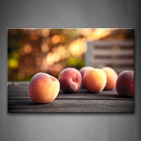 Pink Peach With Light Wall Art Painting The Picture Print On Canvas Food Pictures For Home Decor Decoration Gift 