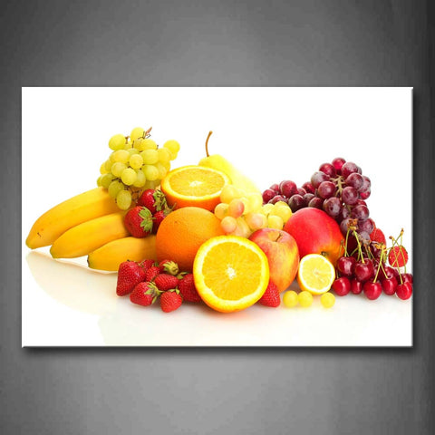 Yellow Orange Colorful Various Fruit Wall Art Painting Pictures Print On Canvas Food The Picture For Home Modern Decoration 