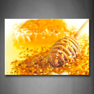 Yellow Orange Golden Honey Wall Art Painting The Picture Print On Canvas Food Pictures For Home Decor Decoration Gift 