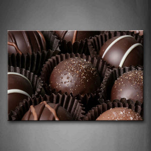 Brown Chocolate Wall Art Painting Pictures Print On Canvas Food The Picture For Home Modern Decoration 