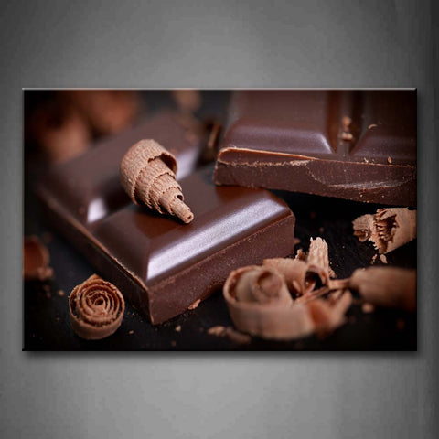 Brown Chocolate Wall Art Painting The Picture Print On Canvas Food Pictures For Home Decor Decoration Gift 