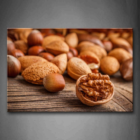 Various Nut Wall Art Painting Pictures Print On Canvas Food The Picture For Home Modern Decoration 