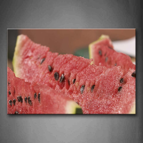 Watermelon With Black Seeds Wall Art Painting Pictures Print On Canvas Food The Picture For Home Modern Decoration 