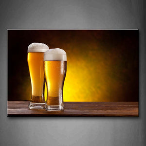 Brown Beer With Foam In Cup Wall Art Painting The Picture Print On Canvas Food Pictures For Home Decor Decoration Gift 