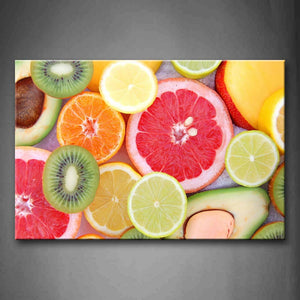 Colorful Various Fruit Piece Wall Art Painting The Picture Print On Canvas Food Pictures For Home Decor Decoration Gift 