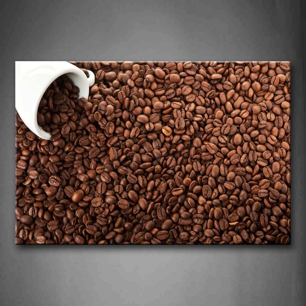 Brown Coffee With White Cup  Wall Art Painting The Picture Print On Canvas Food Pictures For Home Decor Decoration Gift 