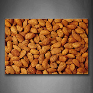 Brown Almond Crowd Wall Art Painting The Picture Print On Canvas Food Pictures For Home Decor Decoration Gift 