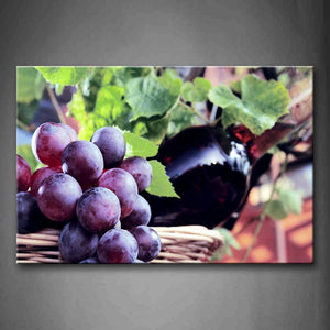 Purple Grape Wine Wall Art Painting The Picture Print On Canvas Food Pictures For Home Decor Decoration Gift 