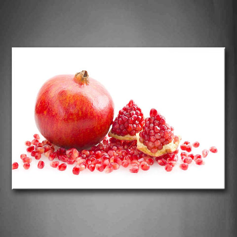 Red Fresh Pomegranate Wall Art Painting The Picture Print On Canvas Food Pictures For Home Decor Decoration Gift 