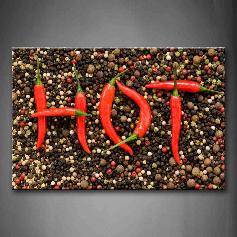 Brown Hot Red Pepper Wall Art Painting Pictures Print On Canvas Food The Picture For Home Modern Decoration 