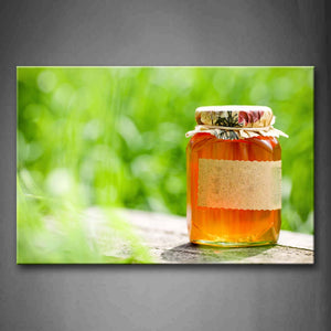 Golden Honey In Bottle Wall Art Painting The Picture Print On Canvas Food Pictures For Home Decor Decoration Gift 