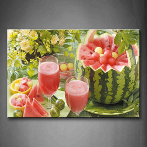 Watermelon Juice Wall Art Painting The Picture Print On Canvas Food Pictures For Home Decor Decoration Gift 