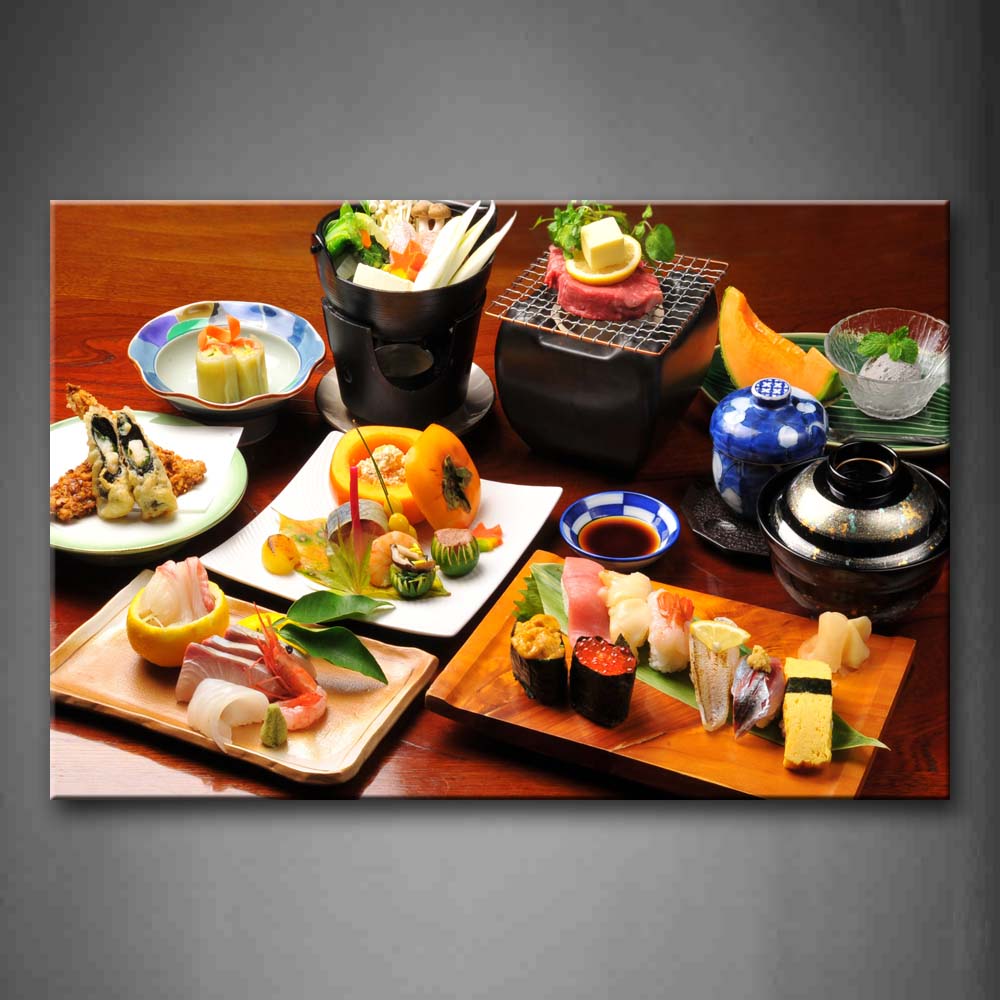 Various Sushi Wall Art Painting The Picture Print On Canvas Food Pictures For Home Decor Decoration Gift 