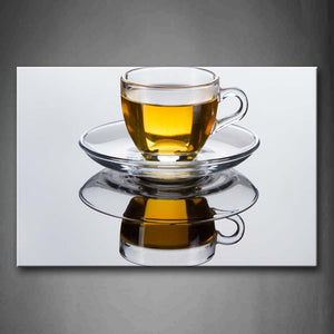 Brown Tea In Lucency Cup Wall Art Painting Pictures Print On Canvas Food The Picture For Home Modern Decoration 