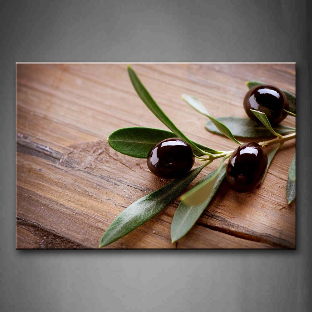 Cherry With Leaf In Basket And Fork Wall Art Painting The Picture Print On Canvas Food Pictures For Home Decor Decoration Gift 