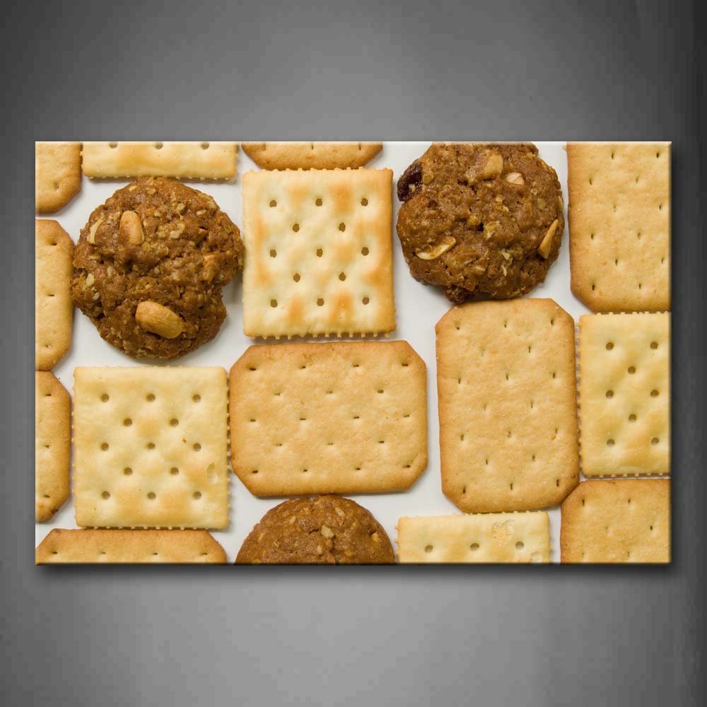 Brown Various Shape Cookie Wall Art Painting The Picture Print On Canvas Food Pictures For Home Decor Decoration Gift 