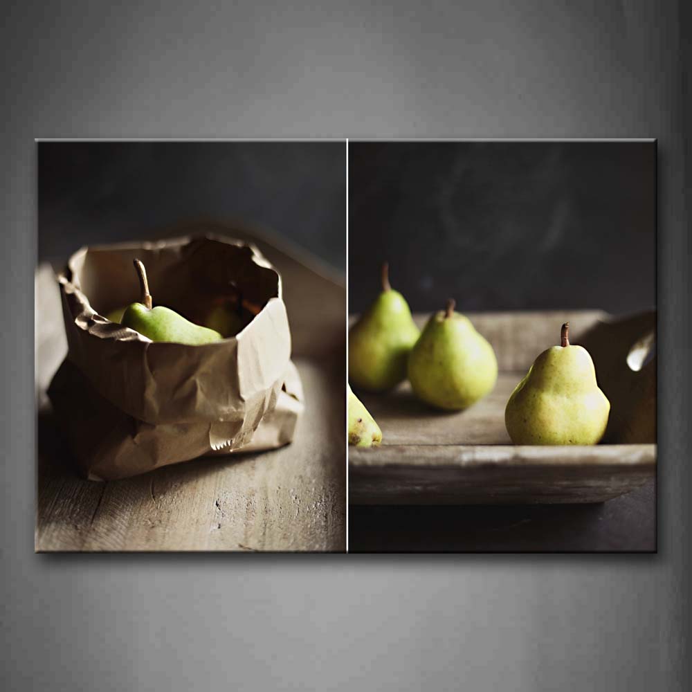 Green Pear Wall Art Painting The Picture Print On Canvas Food Pictures For Home Decor Decoration Gift 